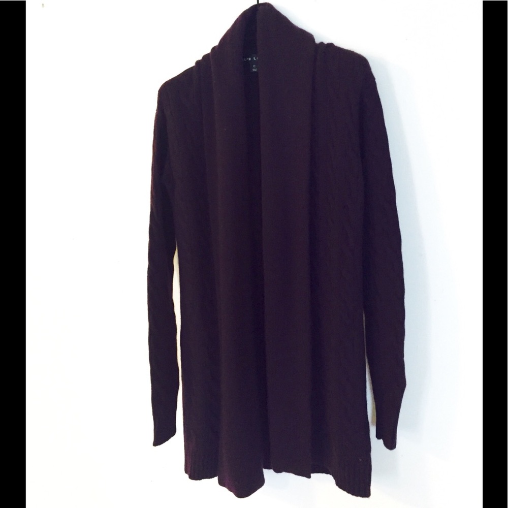 RLBL Cashmere Cable Knit Cardigan - Picture 9 of 12